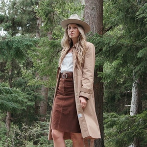 70's Nordstrom Khaki Trench Coat image 7