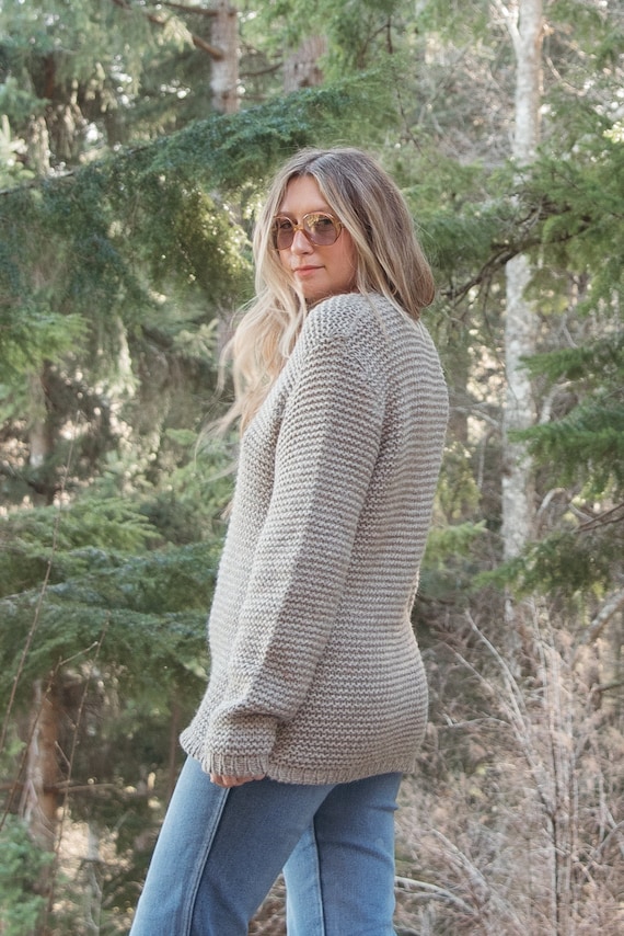 Vintage 60's 70's Wool + Mohair Sweater, Baldwins 