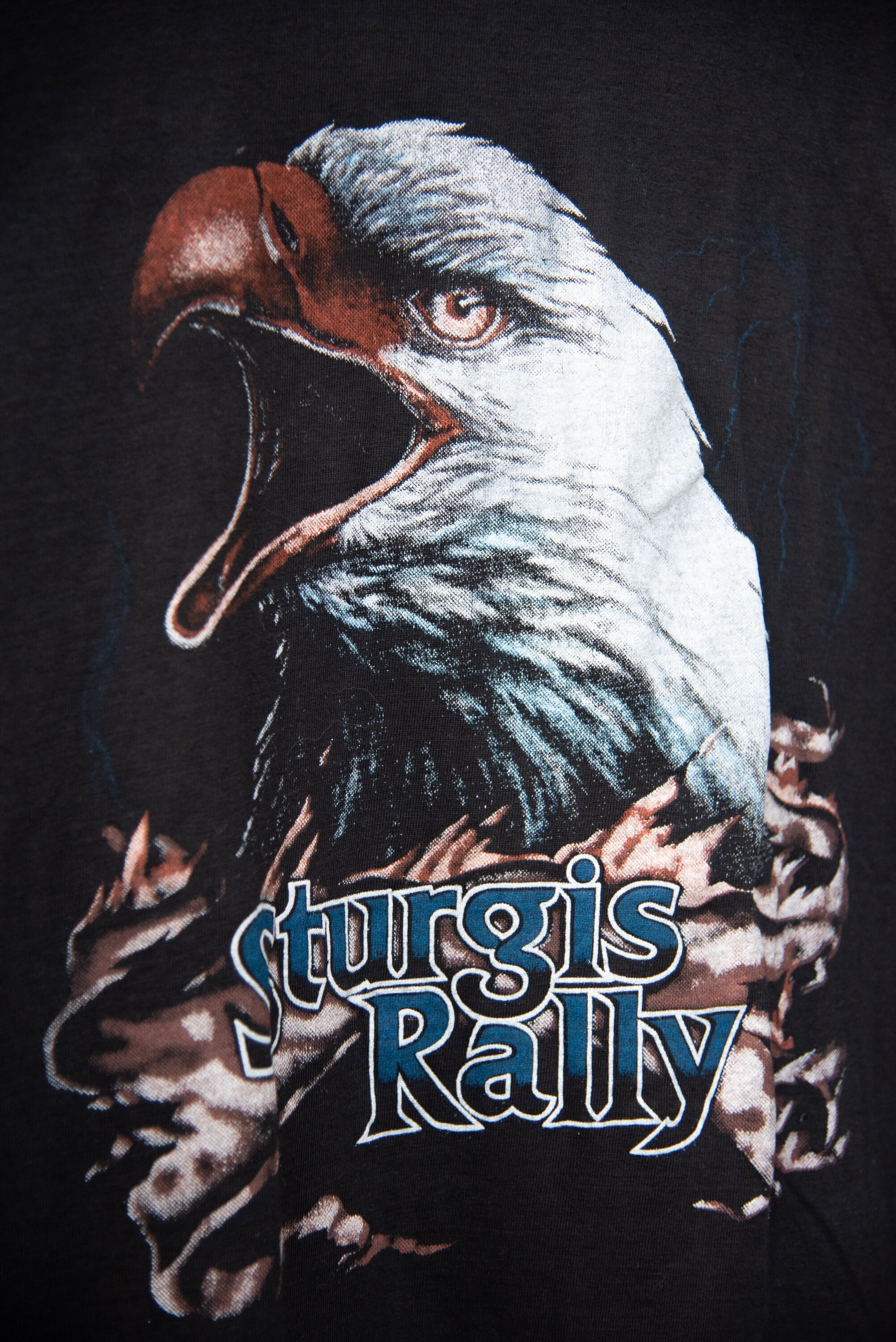 Leeds Pjece Besættelse Vintage 1980er Harley Davidson Sturgis Rally Eagle T Shirt - Etsy Österreich