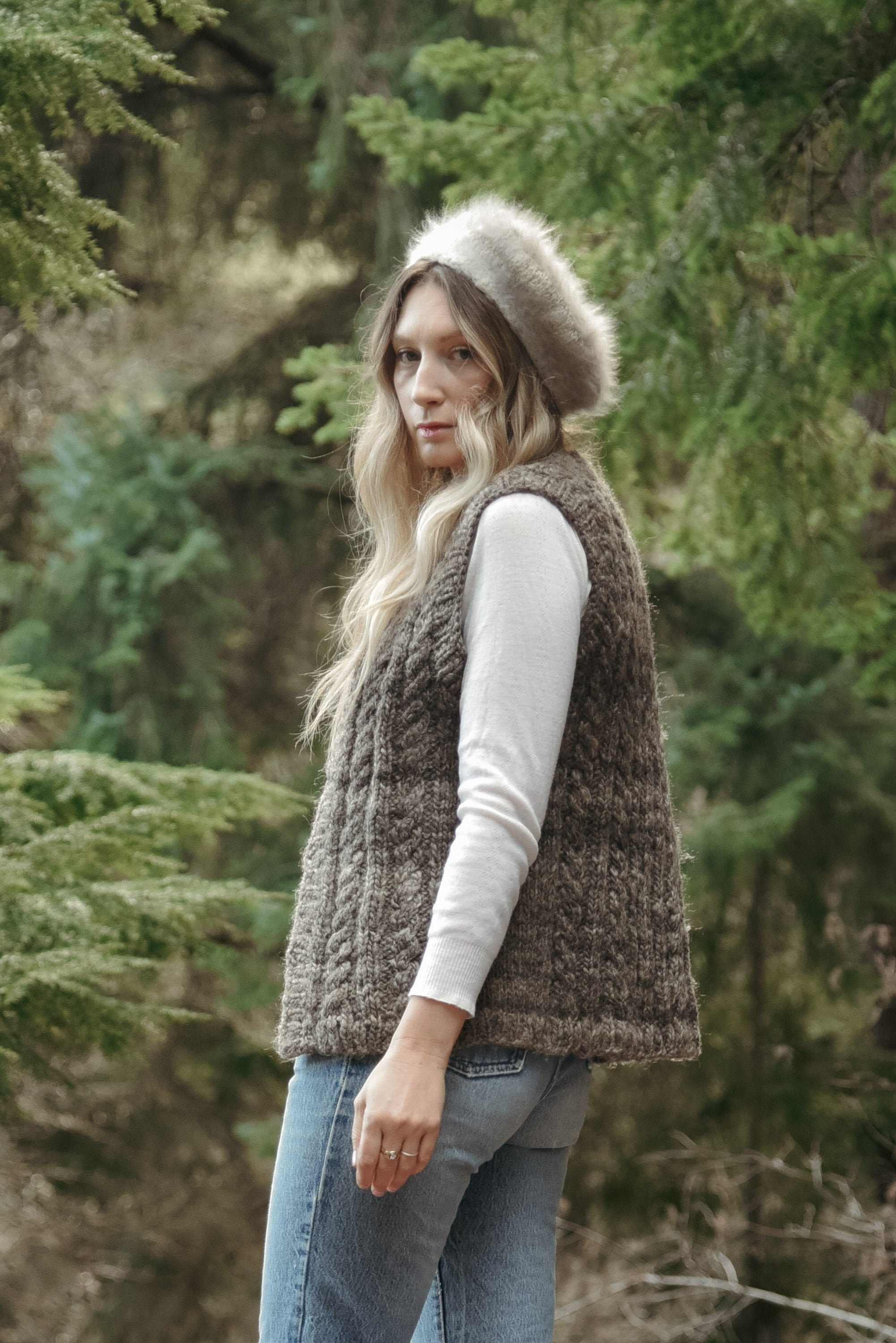 70s Vintage Cardigan Sweater Vest 