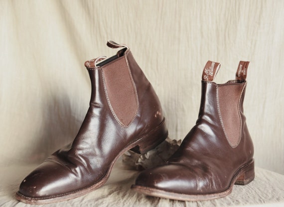Chocolate Craftsman Boots, R.M.Williams Chelsea Boots
