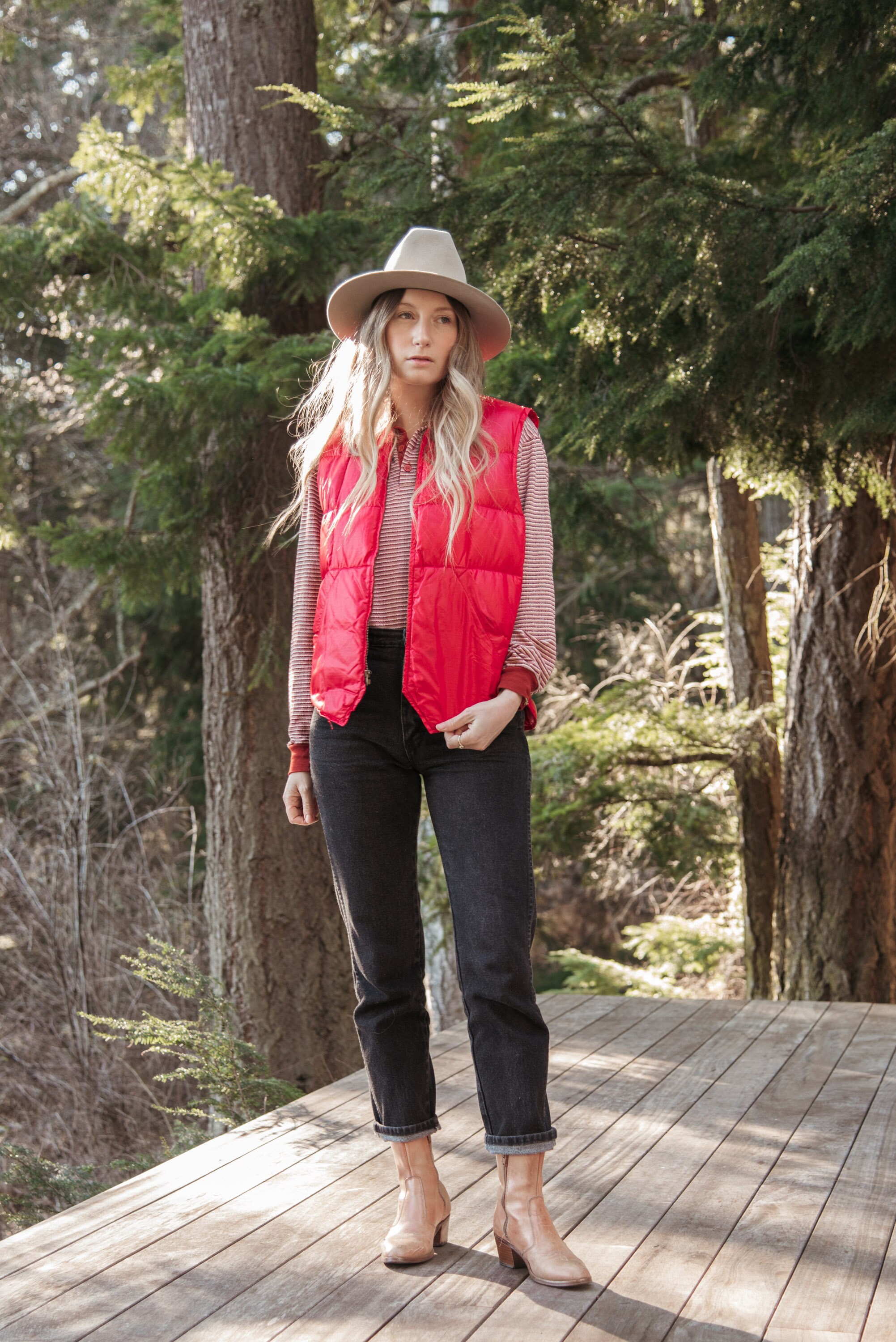 70s 80s Eddie Bauer Down Vest - Medium | Bauer Down Puffy Vest
