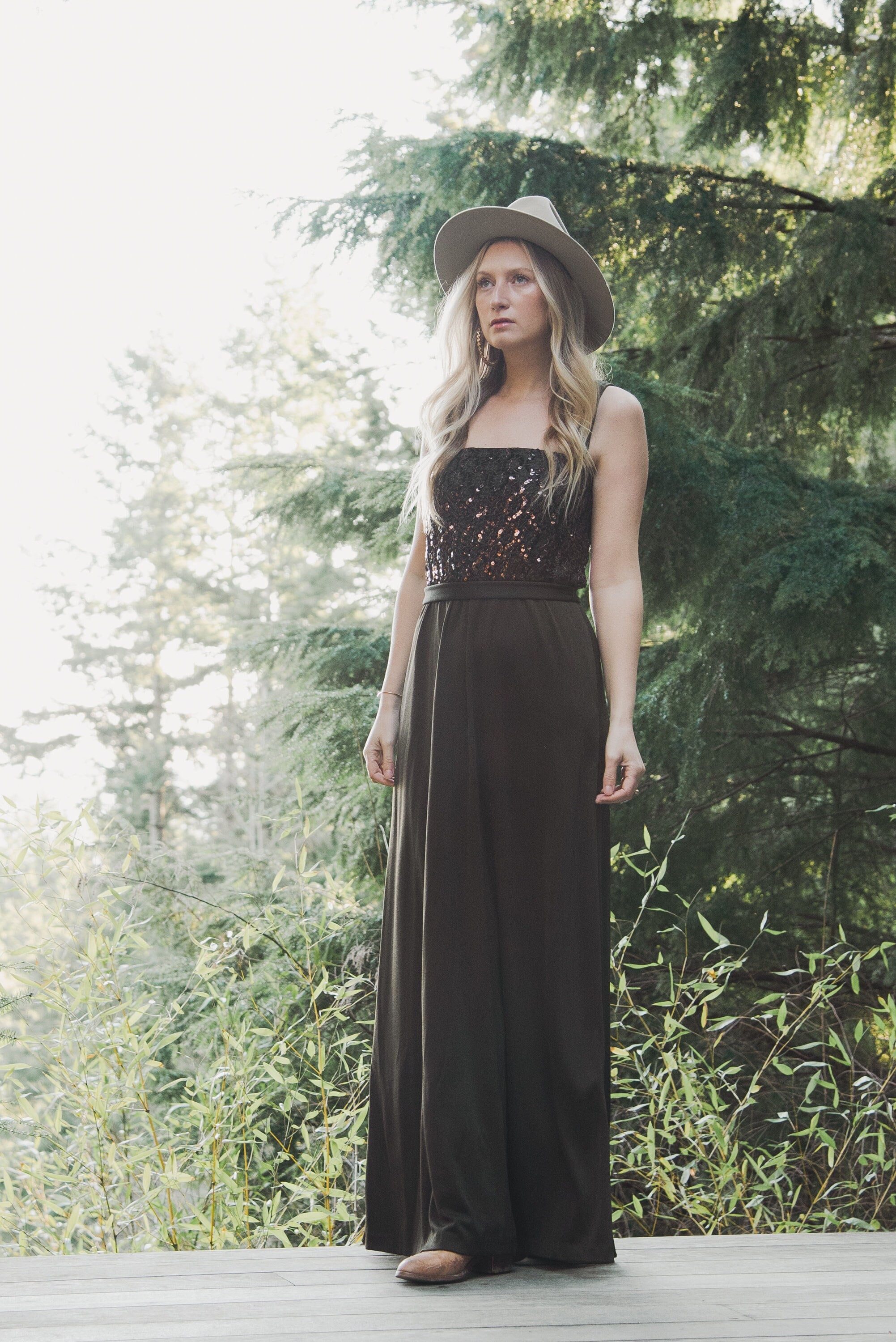 70s Vintage Joy Stevens Sequin Evening Dress | 1970's Studio 54