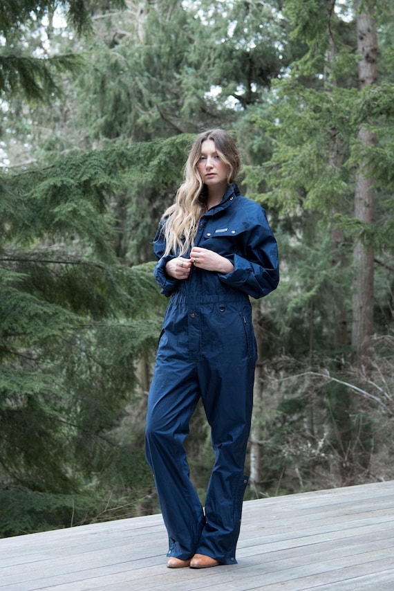 Vintage Ski Suit, Large Navy Wilderness Experienc… - image 4