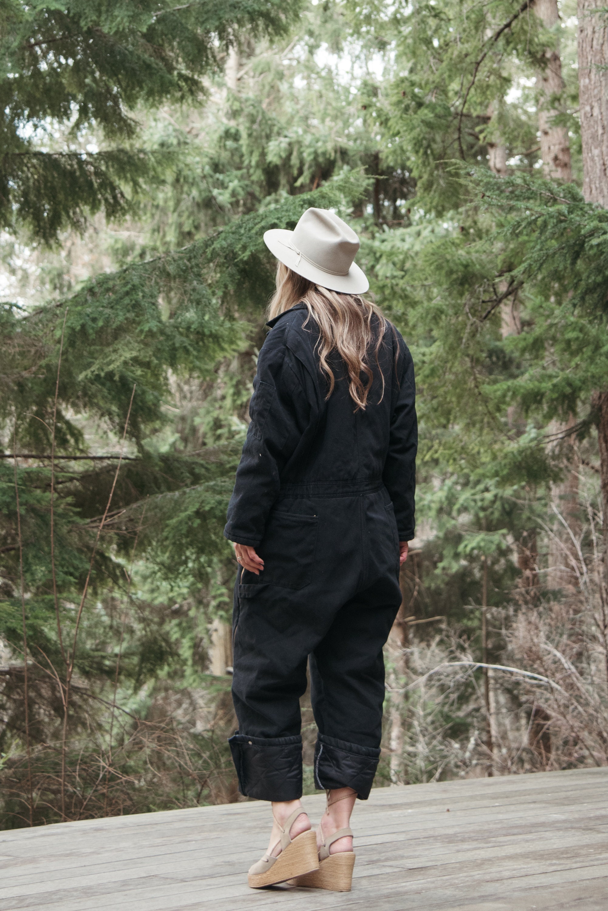 Vintage Dickies Coveralls Black Canvas Denim Work Suit