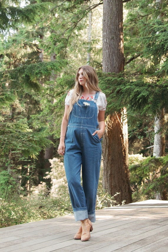 Denim overalls