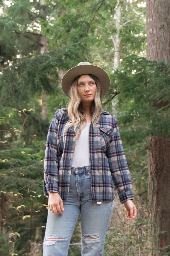 60s 70s PENDLETON Shirt, Vintage Wool Plaid Shirt… - image 3