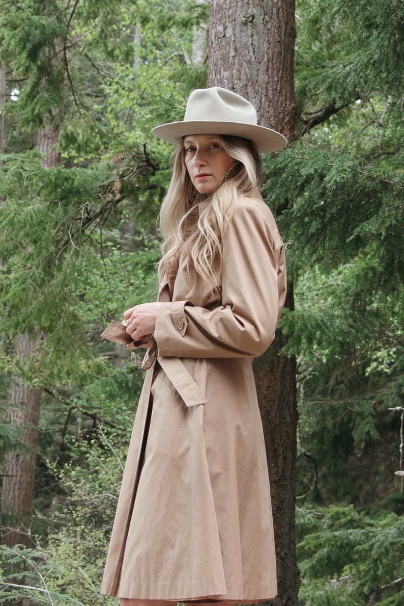 70's Nordstrom Khaki Trench Coat image 1