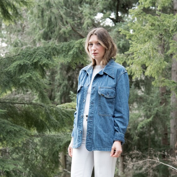 lee denim chore coat