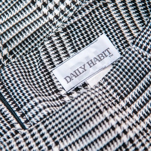 Mini jupe Daily Habit Houndstooth des années 90, taille petite moyenne image 9