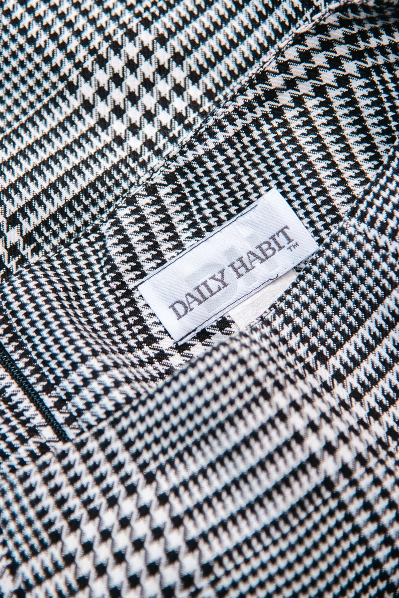 Mini jupe Daily Habit Houndstooth des années 90, taille petite moyenne image 9