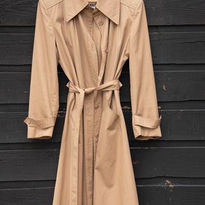 70's Nordstrom Khaki Trench Coat image 8