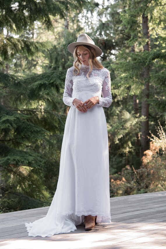 RESERVED Vintage 1960's Wedding Dress 