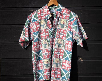 Vintage Mele Kalikimaka Reyn Spooner Hawaiian Christmas Shirt