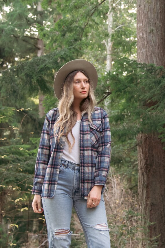 60s 70s PENDLETON Shirt, Vintage Wool Plaid Shirt… - image 6