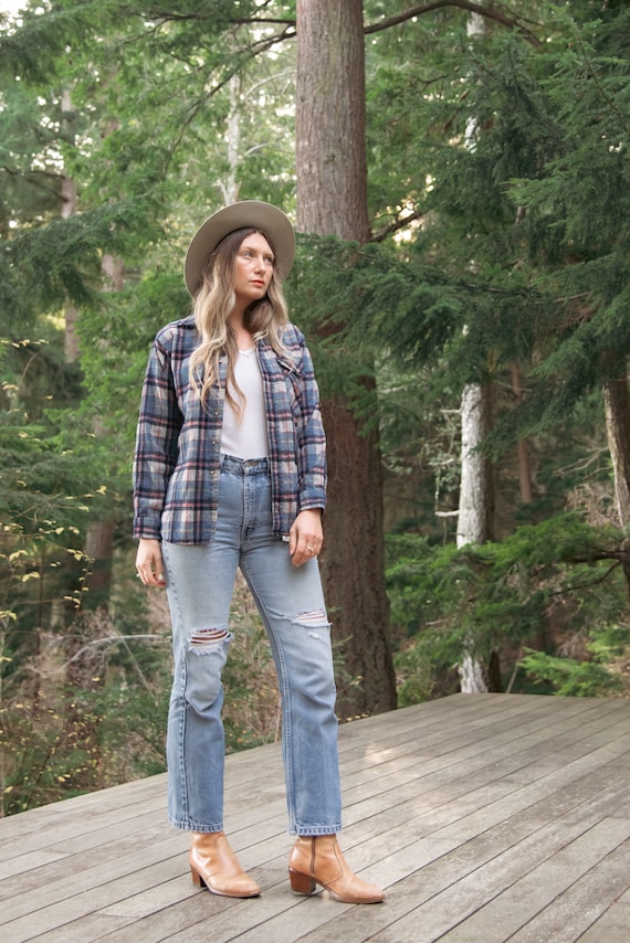 60s 70s PENDLETON Shirt, Vintage Wool Plaid Shirt… - image 7