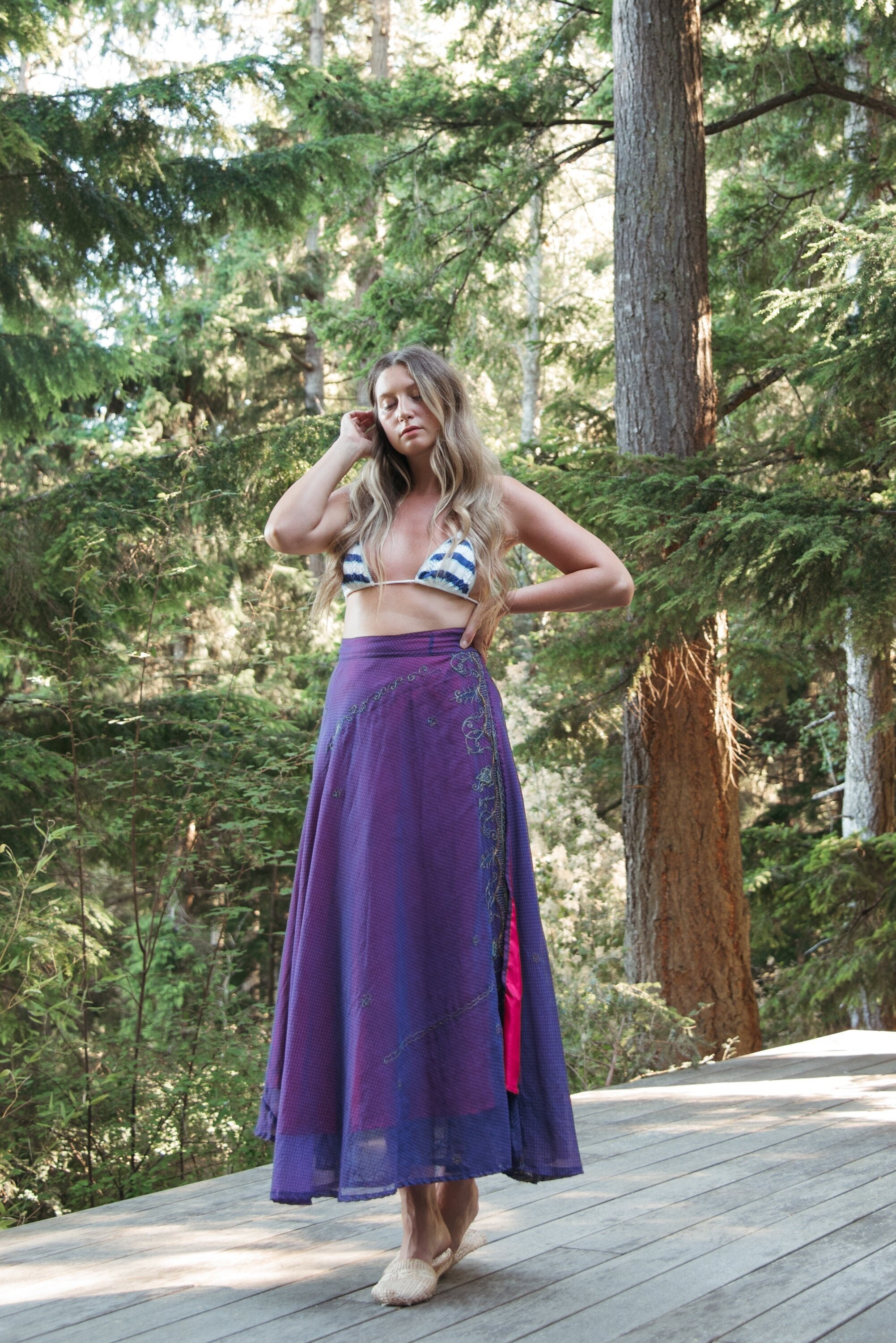 Gauze Wrap Skirt Etsy