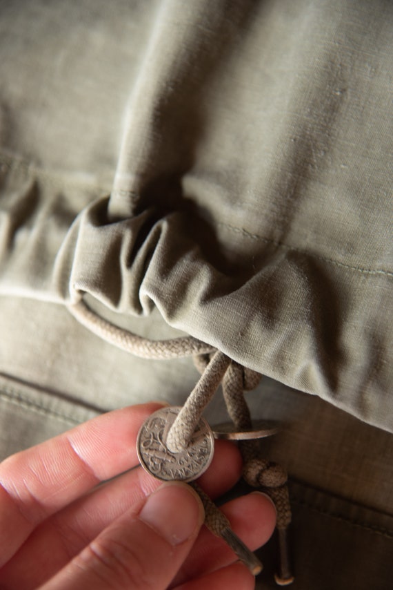 1940s Army Surplus Jacket, WWII USN Jacket, Lace … - image 9