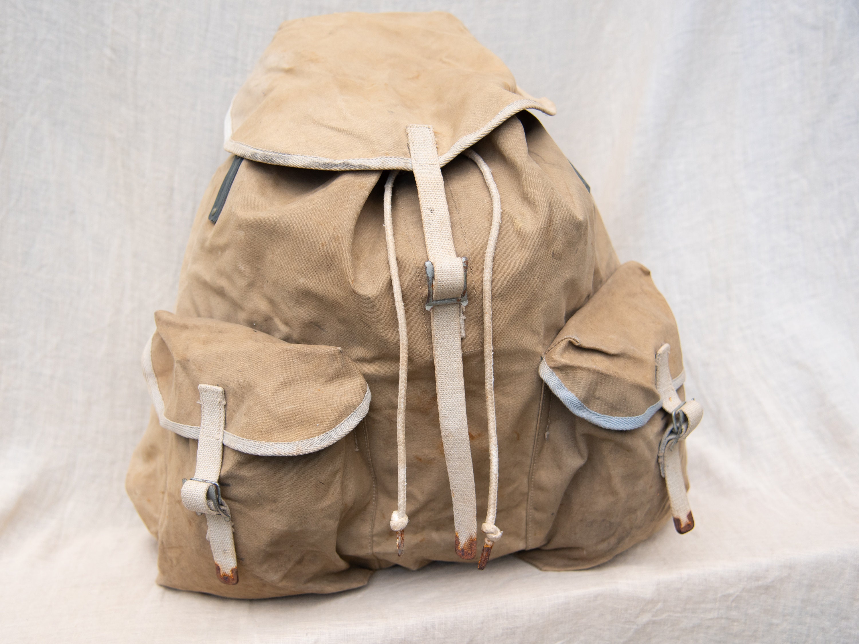 England Rucksack B.B. Atlas All British Rucksack, Steel A Frame Canvas Backpack, Sherpa ...