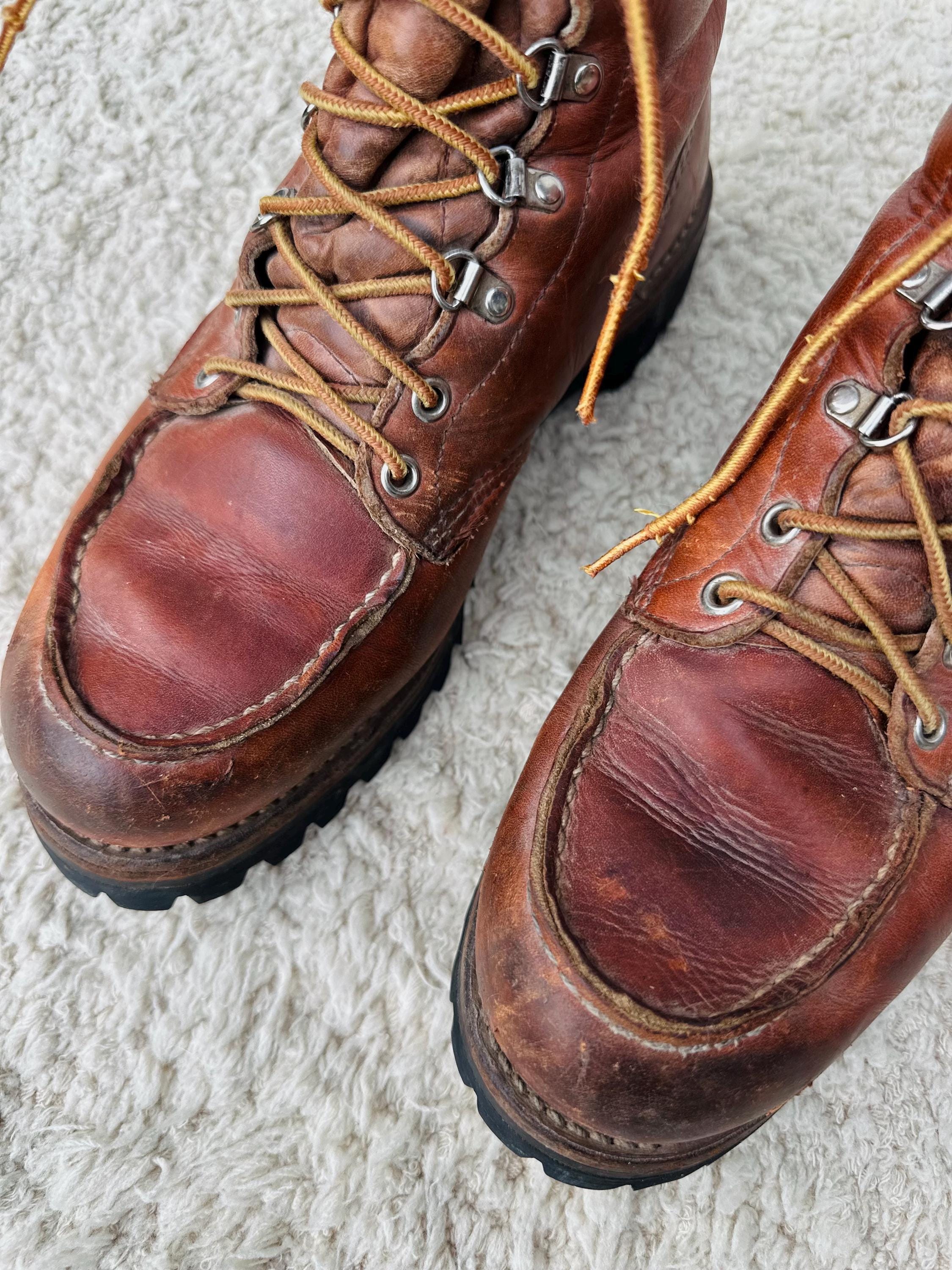 Vintage 1980s Red Wing Irish Setter 855 Leather Boots Size 11.5 D HARDLY USED 1960 main image 3