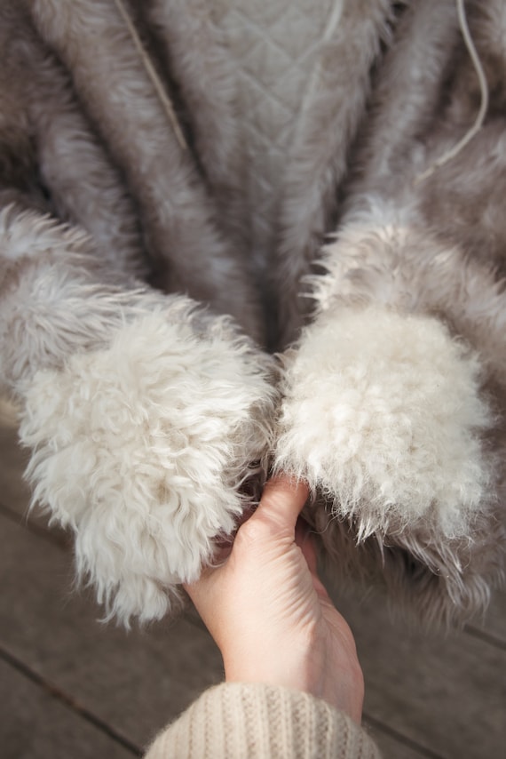 【aere】shaggy jacket coat ベージュ　36 THE SHAGGY COAT CREAM – FRAME
