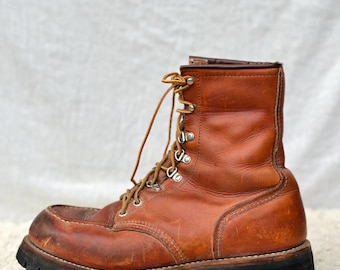 Vintage Red Wing Irish Setter 855 Logger Boots Womens 9.5-10 Mens