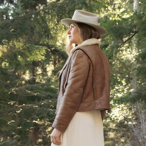 70's Shearling Patchwork Cropped Jacket by Ardney main image 0