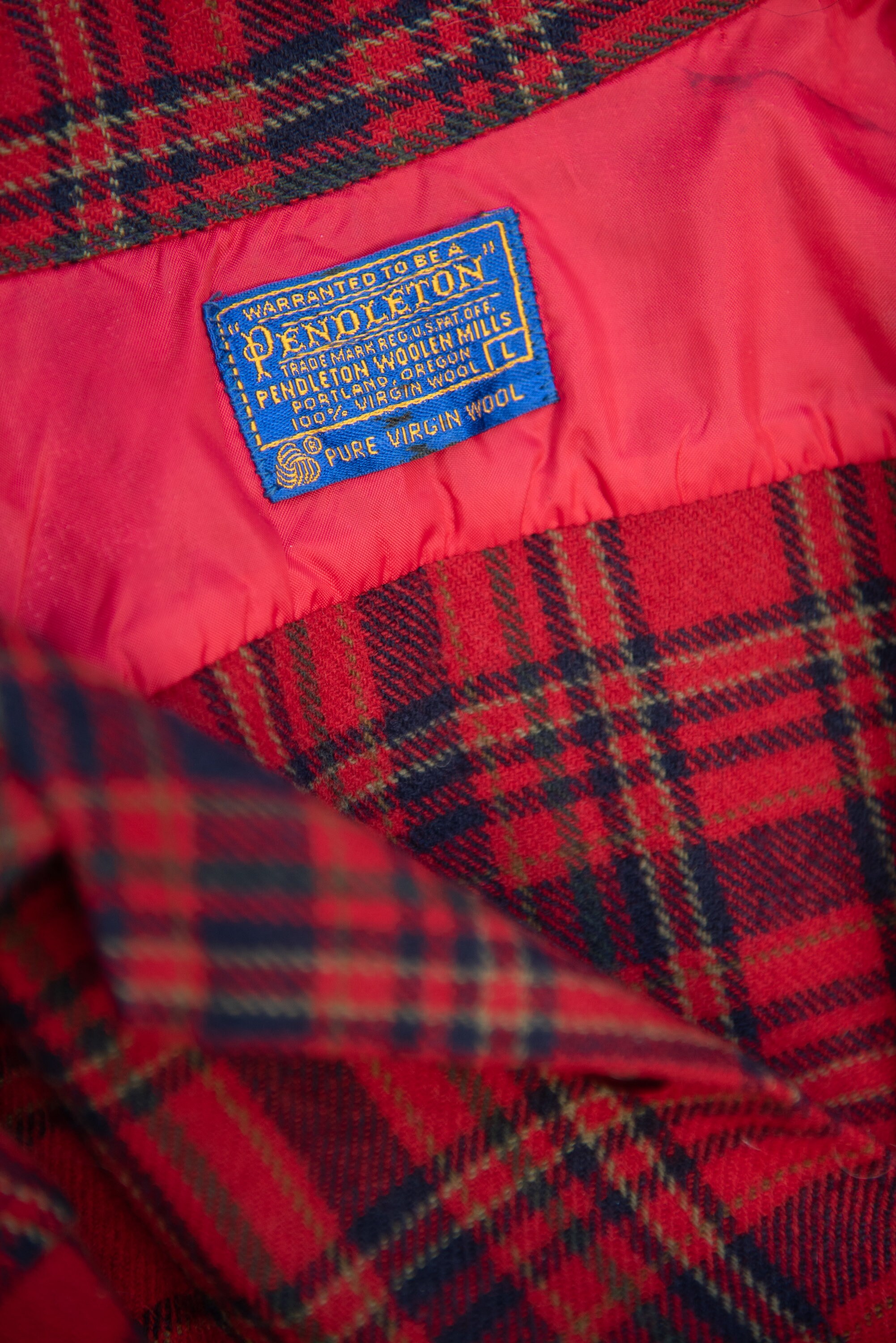 60s 70s PENDLETON Board Shirt, Vintage Wool Plaid Shirt, Red 60s 70s PENDLETON Board Shirt, Vintage Wool Plaid Shirt, Red