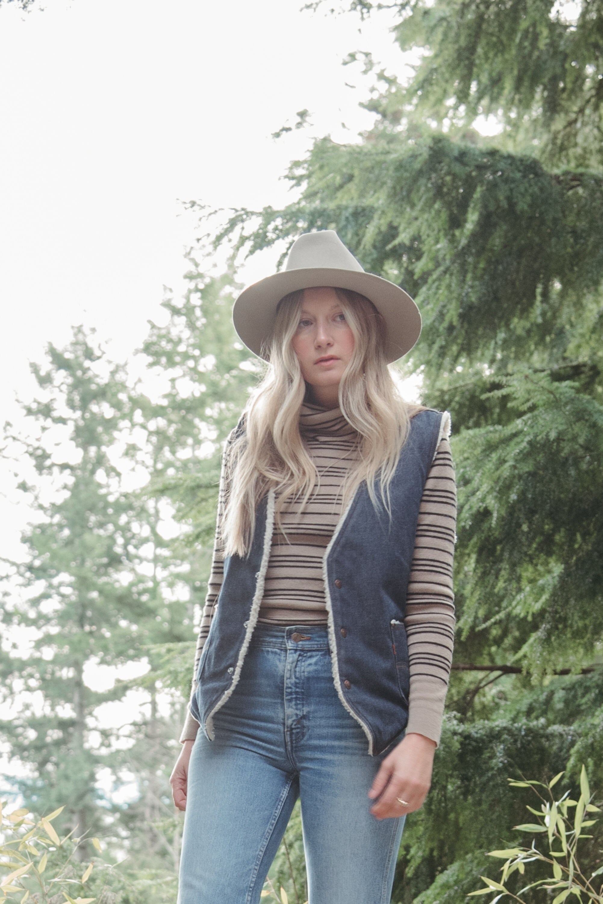 70's Vintage Fleece Lined Levis Denim Vest - Etsy