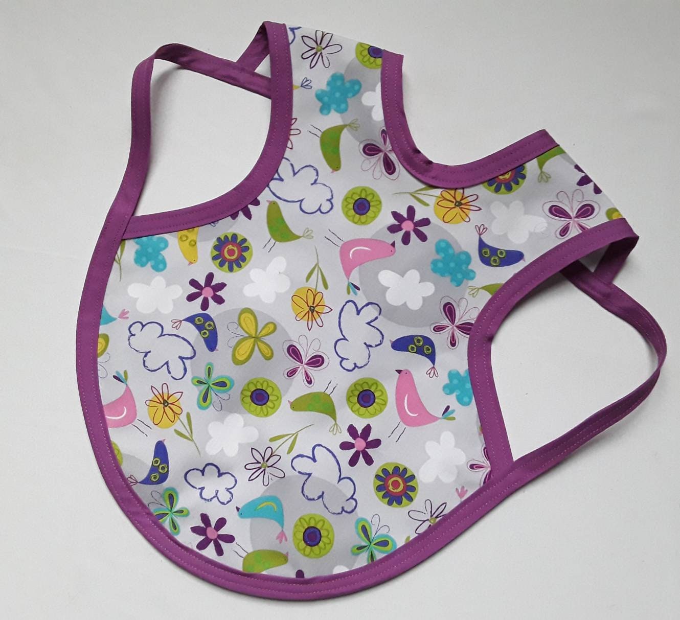 Girl's Bapron Bib Baby Apron Bib fly Away by - Etsy