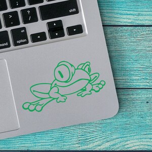 Frog v2 Vinyl Decal Sticker - Choose your Color and Size - Tree Frog - Frog Stickers - Frog Decor - Frog Birthday - Frog Gift
