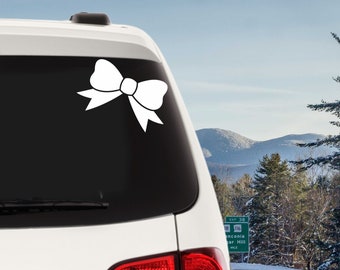 Vinyl Decal - Bow Custom Vinyl Decal Sticker - Choose your Color and Size - DIY Tumbler Decal - Laptop Decal - Car Window Decal - Bows