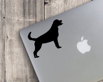 Rottweiler Dog Silhouette Custom Vinyl Decal Sticker - Choose your Color and Size - rottie decal - rottweiler car decal - rottweiler mom