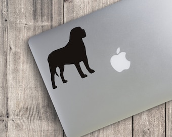 Mastiff Dog Breed Silhouette Custom  Vinyl Decal Sticker - Choose your Color and Size - gift for a dog lover - dog decal - english mastiff