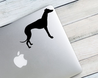 Greyhound Dog Breed Silhouette Custom Vinyl Decal Sticker - Choose your Color and Size - Greyhound Mom - Greyhound Decal - Greyhound Gift
