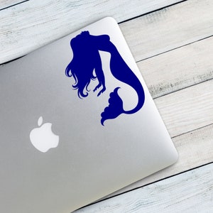 Mermaid v5 Custom Vinyl Decal Sticker - Choose your Color and Size - mermaid car decal - mermaid decor - mermaid laptop decal