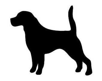 Download Beagle silhouette | Etsy