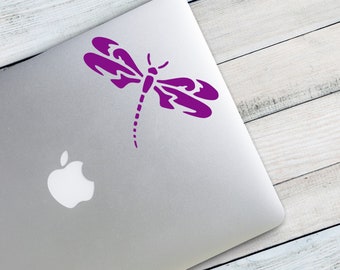 Dragonfly v2 Custom Vinyl Decal Sticker - Choose your Color and Size - Dragonfly Decal - Dragonfly Sticker - Dragonfly Gift - Dragonfly Art