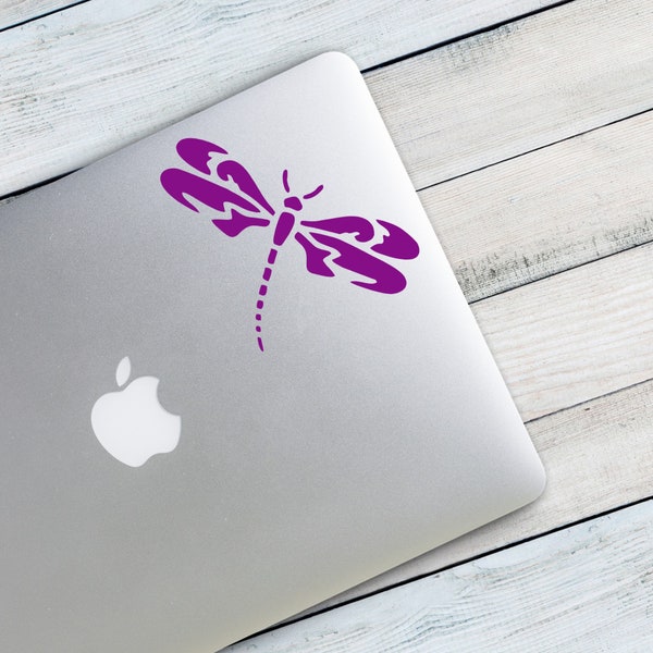 Dragonfly v2 Custom Vinyl Decal Sticker - Choose your Color and Size - Dragonfly Decal - Dragonfly Sticker - Dragonfly Gift - Dragonfly Art