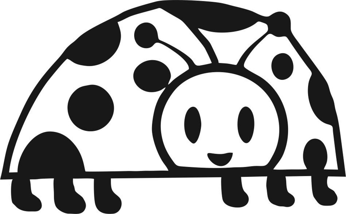 Cute Ladybug Custom Vinyl Decal Sticker - Choose Your Color and Size - Etsy