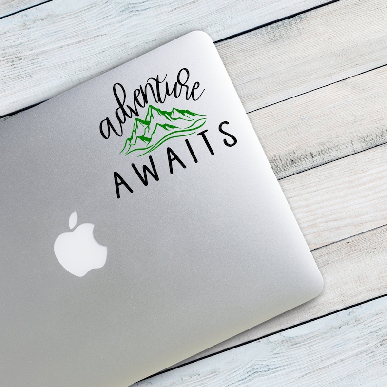 Adventure Awaits Custom Vinyl Decal Sticker - Choose Your Color and ...