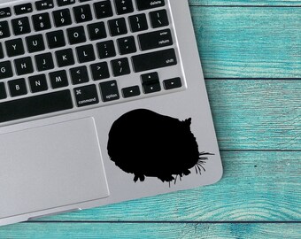 Vinyl Decal - Guinea Pig Silhouette Custom Vinyl Decal Sticker - Choose your Color and Size - guinea pig sticker - guinea pig gift