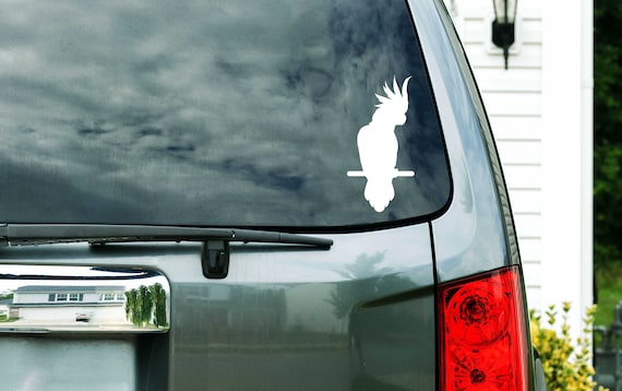 Blue Macaw Colorful Car Vinyl Sticker SELECT SIZE