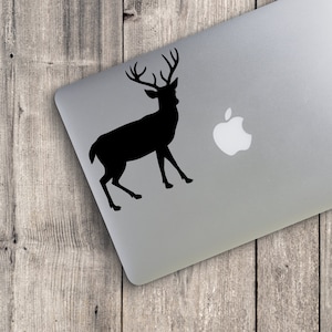 Deer Silhouette Custom Vinyl Decal Sticker - Choose your Color and Size - hunting decal - tumbler decal - laptop decal - buck decal