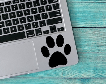Paw Print v2 Custom Vinyl Decal Sticker - Choose your Color and Size - dog decal - tumbler decal - laptop decal - paw decal