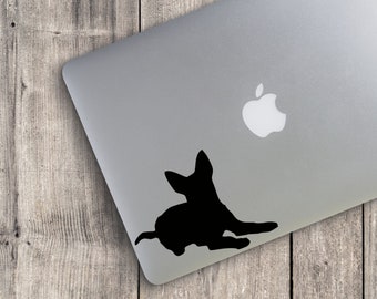 Australian Cattle Dog Silhouette Custom  Vinyl Decal Sticker - Choose your Color and Size - heeler decal - blue heeler decal