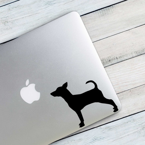 Miniature Pinscher v1 Dog Breed Silhouette Custom  Vinyl Decal Sticker - Choose your Color and Size - Min Pin Decal - Min Pin Lover