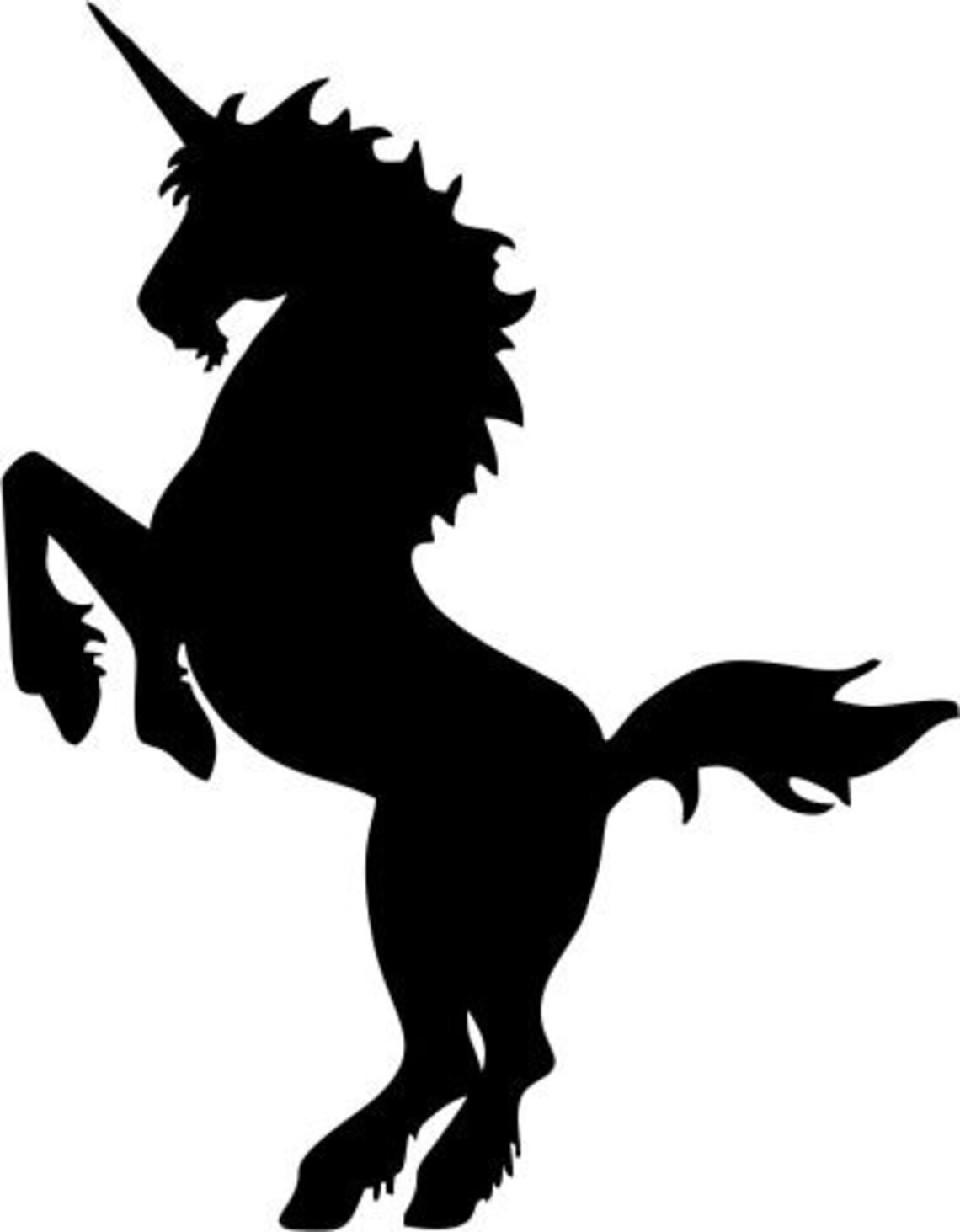 Vinyl Decal Unicorn V2 Custom Vinyl Decal Sticker Choose - Etsy