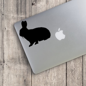 Bunny Rabbit Silhouette Custom Vinyl Decal Sticker - Choose your Color and Size -