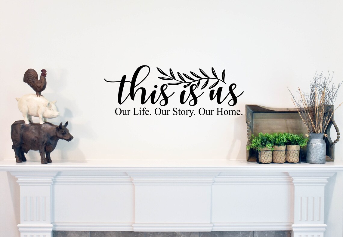 This is Us Quote Wall Decal Choose Your Size and Color | Etsy